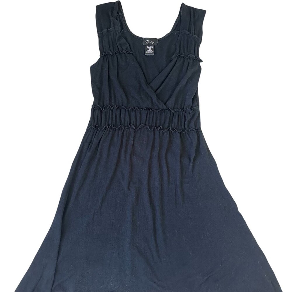 Chesley Women Black Dress Size Medium Sleeveless Pre-owned Good Condition